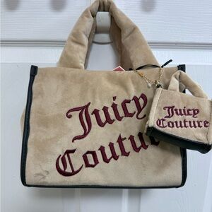 NWT Juicy Couture Better Together Pecan (Tan) Bag Set